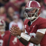 Alabama quarterback Keelon Russell.