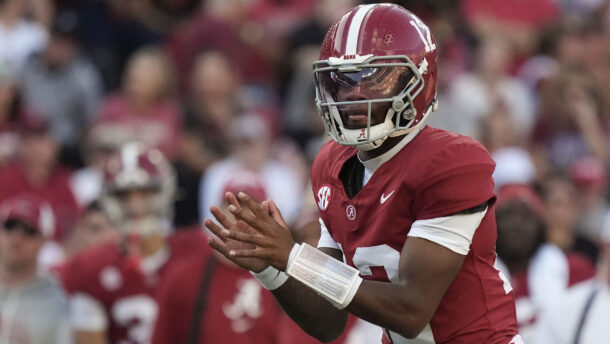 Alabama quarterback Keelon Russell.
