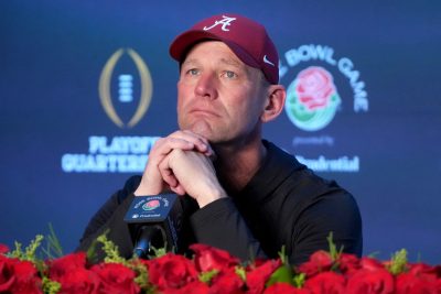 Alabama coach Kalen DeBoer.