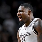 Texas A&M basketball's Rashaun Agee.