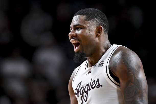 Texas A&M basketball's Rashaun Agee.