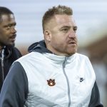 Auburn coach Alex Golesh.