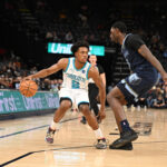Collin Sexton in a Charlotte Hornets game.