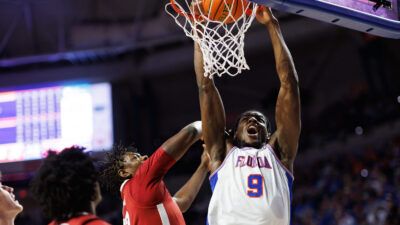 Florida forward Rueben Chinyelu.