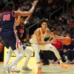 Tennessee's Nate Ament against Ole Miss.