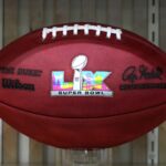 Super Bowl LX football.