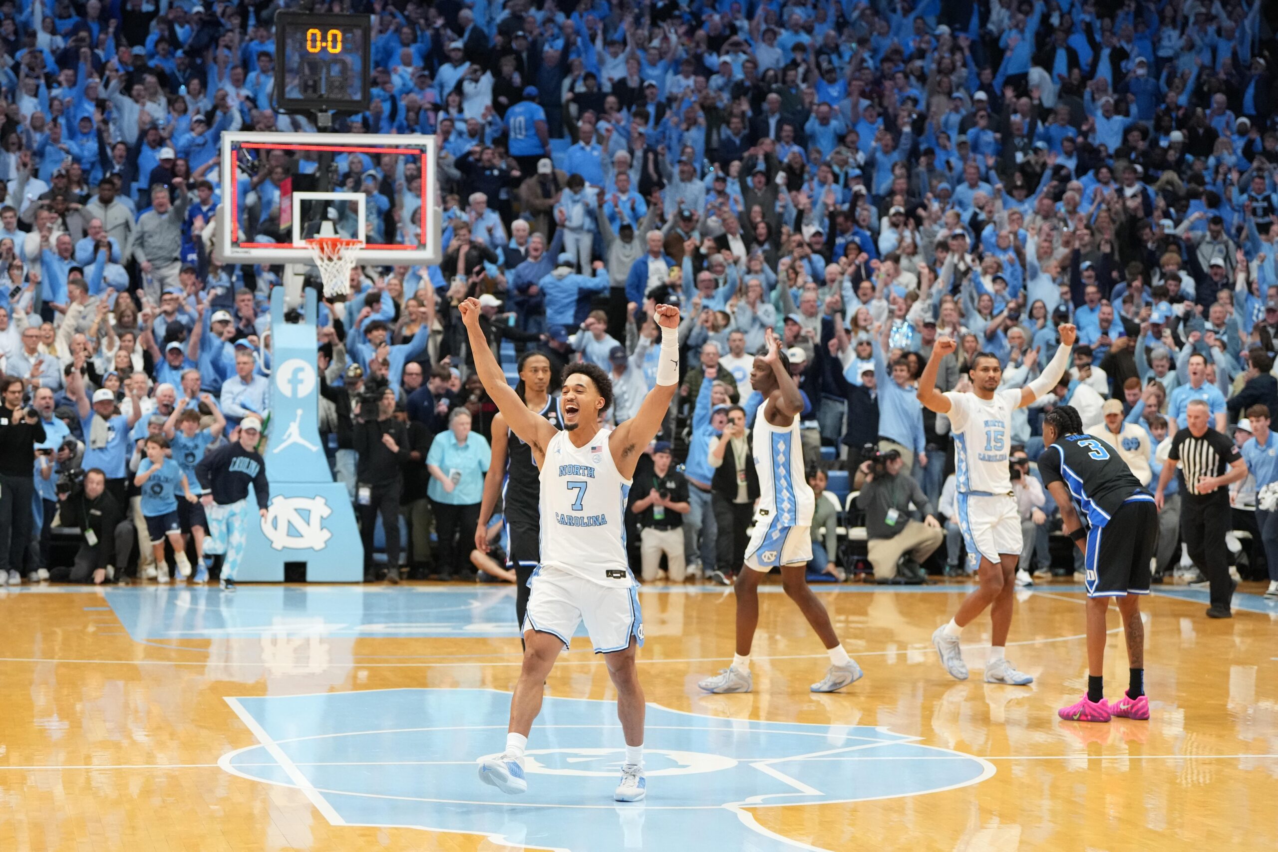 Seth Trimble hits game-winning 3 to lift North Carolina over Duke