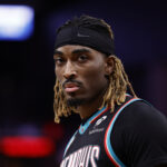 Jahmai Mashack with the Memphis Grizzlies.