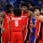 The Georgia Bulldogs men's basketball team.