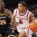 Arkansas freshman Darius Acuff Jr.