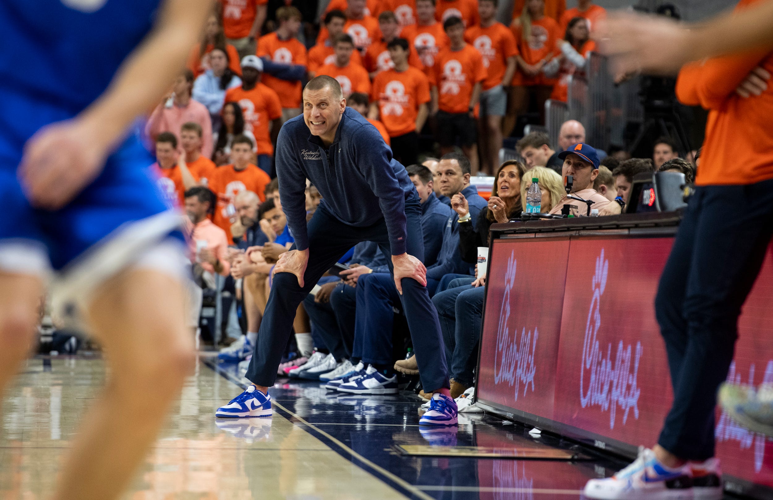 Mark Pope indirectly, yet intentionally slams officiating while exiting podium: &lsquo;They cheated us&rsquo;