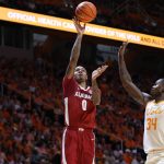 Labaron Philon shoots against Tennessee.