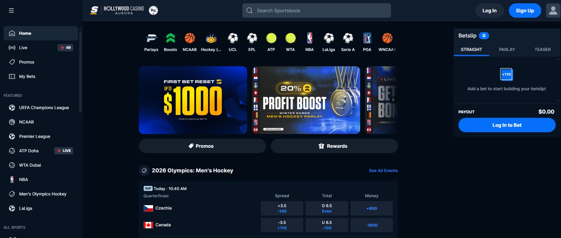 North Carolina sports betting apps. theScore Bet screenshot