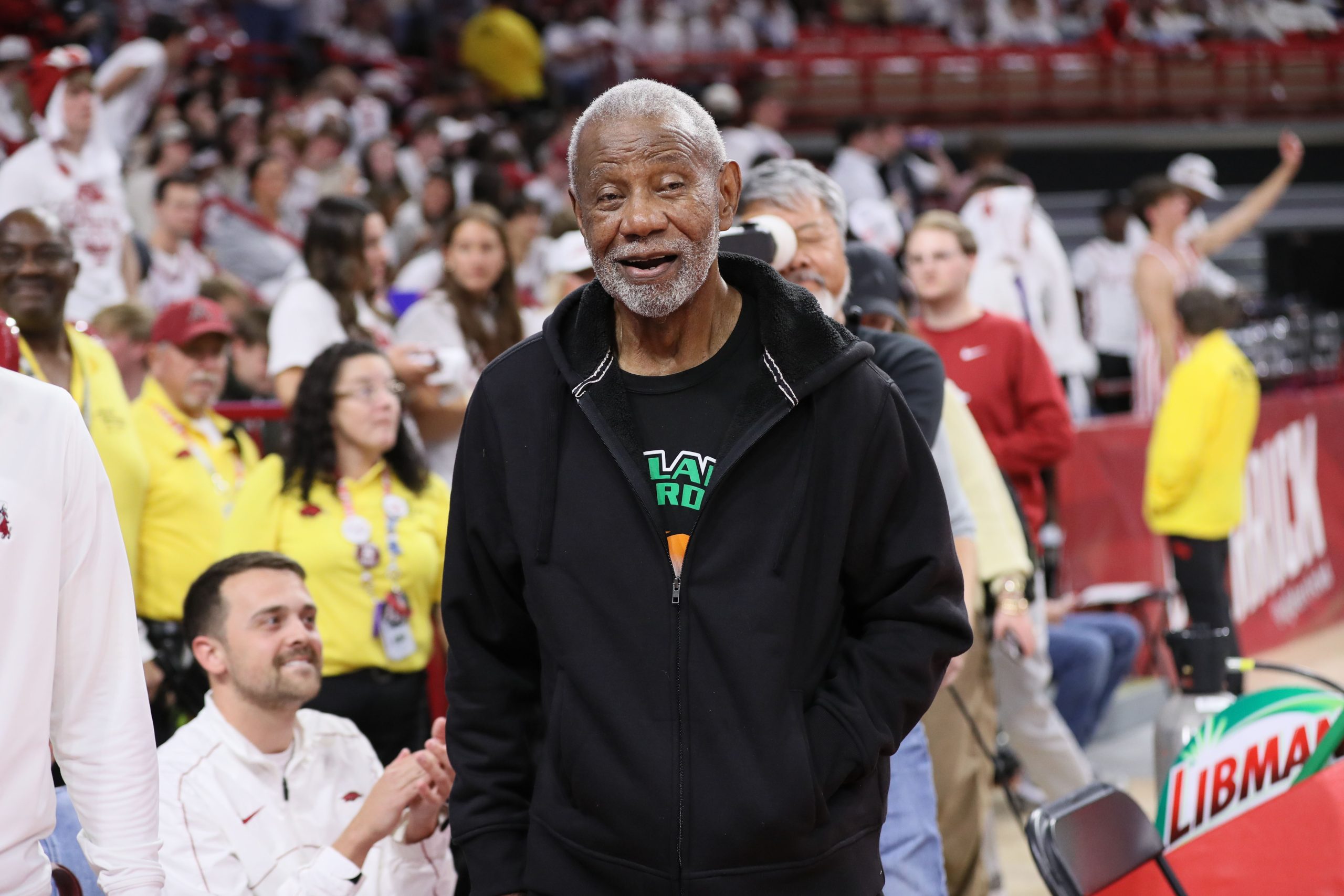 Nolan Richardson has priceless reaction to news he&rsquo;ll receive a statue at Bud Walton Arena