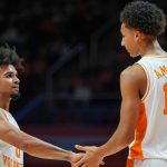 Tennessee stars Ja'Kobi Gillespie and Nate Ament.