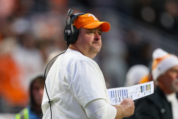 Josh Heupel is shown.