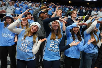 North Carolina basketball fans.