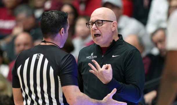 Santa Clara coach Herb Sendek.