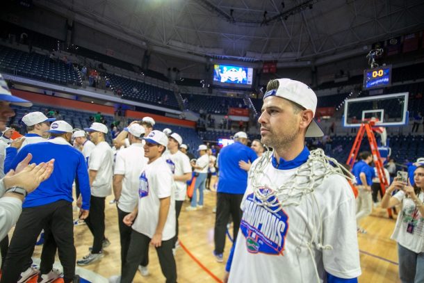Florida basketball coach Todd Golden.