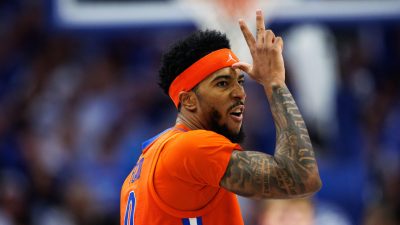 Florida's Boogie Fland shown during Kentucky game.