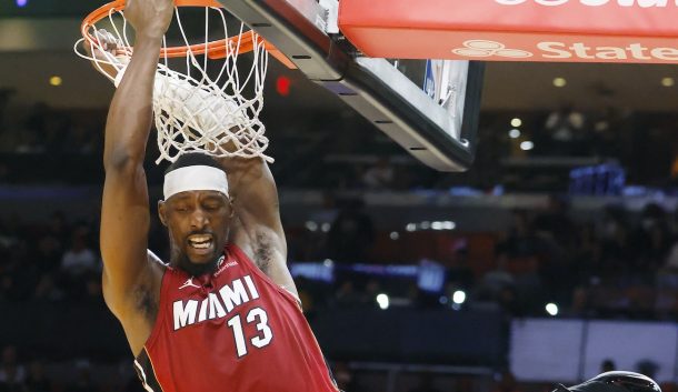 Miami Heat forward Bam Adebayo.