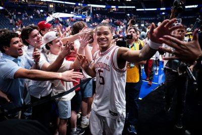 Darius Acuff Jr. leads Arkansas in the NCAA Tournament.
