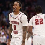 Alabama's Labaron Philon celebrates.