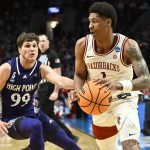 Arkansas guard Meleek Thomas.