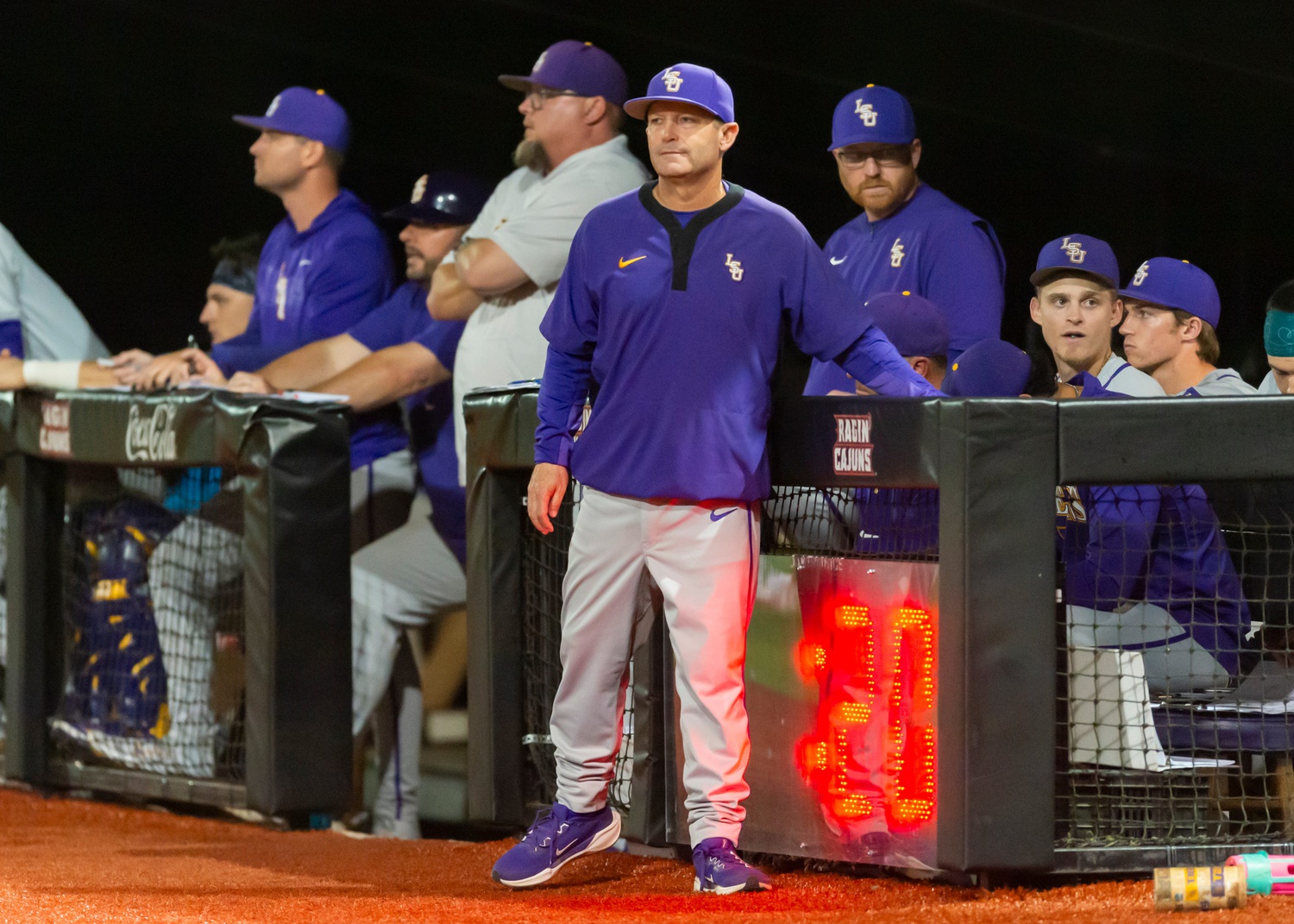 LSU coach Jay Johnson ejected for arguing horrendous strike 3 call vs. Tennessee