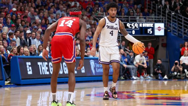 PJ Haggerty playing in a Kansas State game.