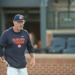 Auburn baseball coach Butch Thompson.