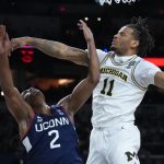 Michigan outlasts UConn to win the 2026 NCAA Tournament.