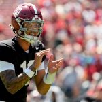 Alabama quarterback Austin Mack.