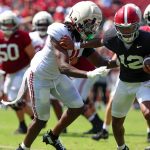 Keelon Russell during Alabama's spring game.