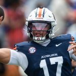 Auburn quarterback Byrum Brown.