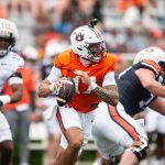 Auburn quarterback Byrum Brown.