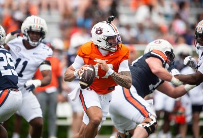 Auburn quarterback Byrum Brown.