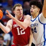 Indiana and Kentucky play basketball.