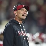 Alabama head coach Kalen DeBoer.