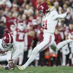 Alabama kicker Conor Talty.