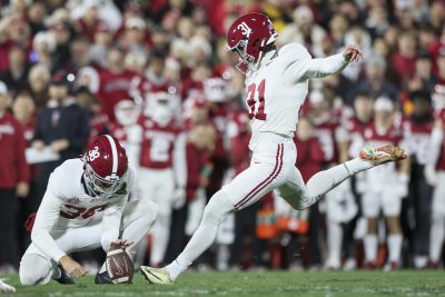Alabama kicker Conor Talty.