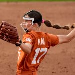 Texas softball pitcher Teagan Kavan.