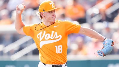 Tennessee pitcher Landon Mack.