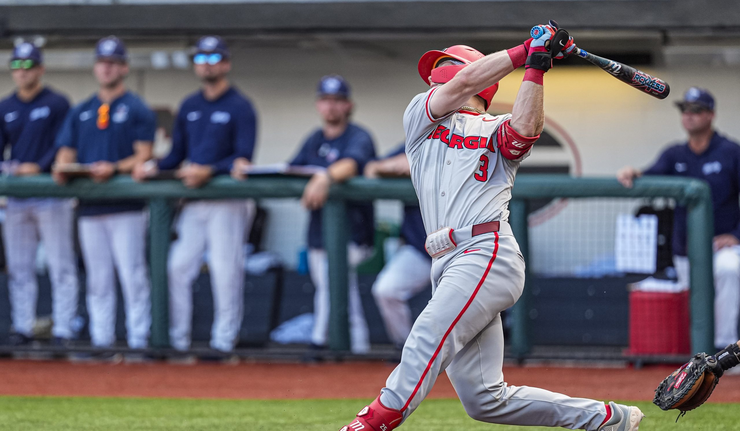 Georgia uses 5 home runs to down Liberty, advance to Athens Regional final