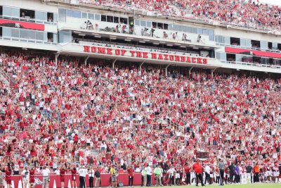 Razorback Stadium.