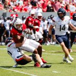NC State and Virginia play football.