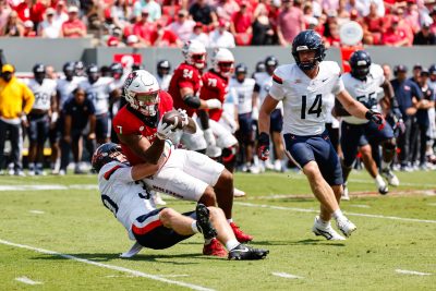 NC State and Virginia play football.