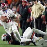 Alabama TE Kaleb Edwards.