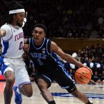 Florida and Duke play basketball.