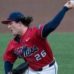 Ole Miss pitcher Hunter Elliott.